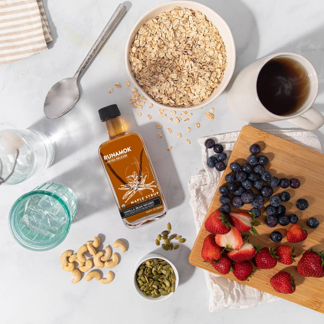 Runamok - Wholesale Maple Syrup - Vanilla Bean Infused Organic Maple Syrup 250ml1