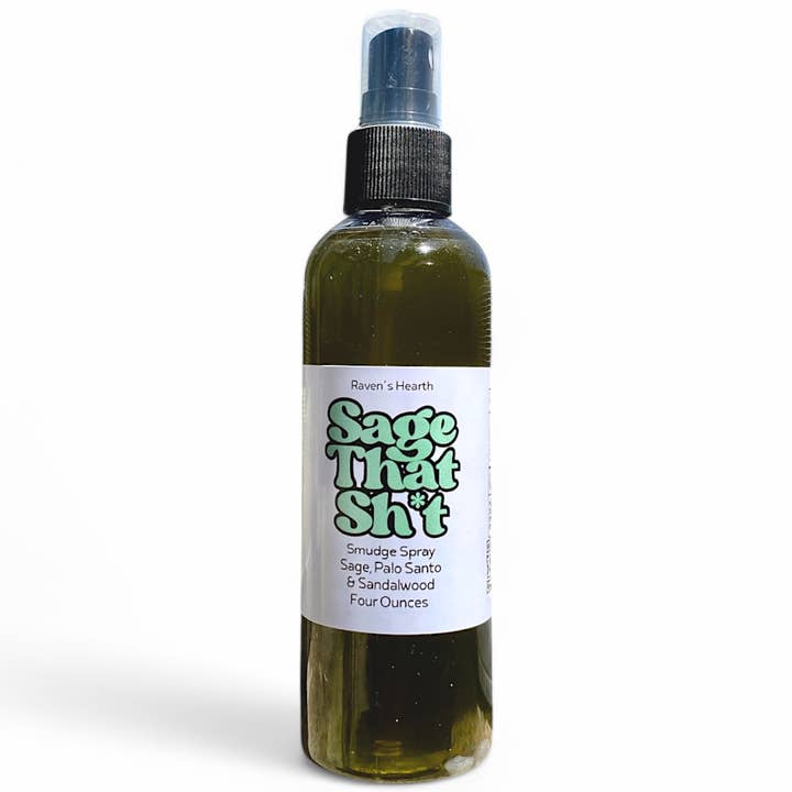 Raven’s Hearth - Wholesale Smudge Spray - Sage That Sh*t Spray | Sage, Palo Santo & Sandalwood3