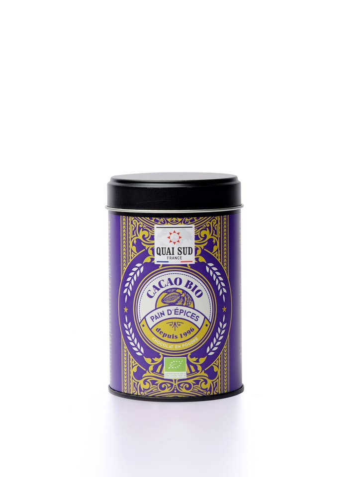 ORGANIC LEAN COCOA POWDER RECIPE GINGERBREAD BOX POP 250g for wholesale by QUAI SUD