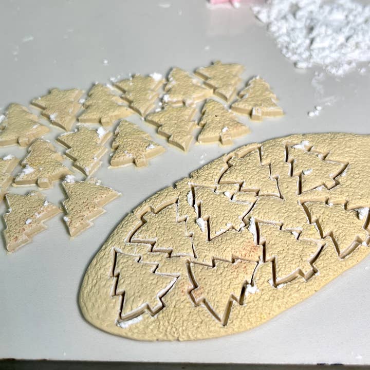 Lightlaced – wholesale Stud/post earrings – Frosted Christmas Tree Sugar Cookie Studs | Clay Earrings3