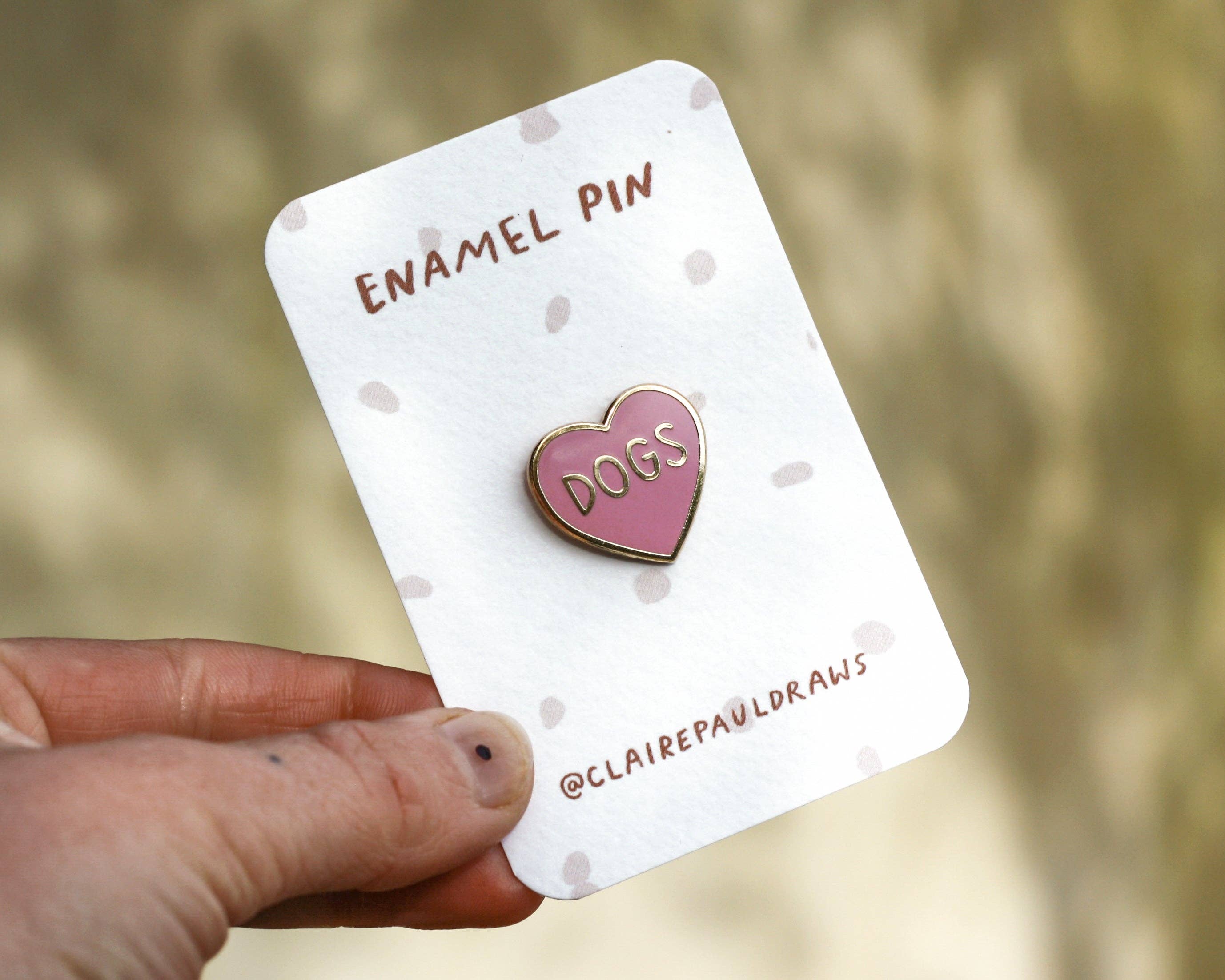 Claire Paul - Wholesale Lapel Pin/Button - Dog Lover Enamel Pin4