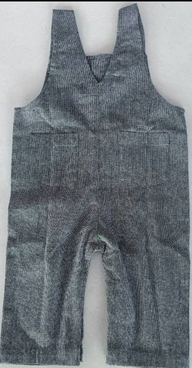 Yo Baby - Wholesale Overalls - Baby - Black Chambray Boys Infant Overall4