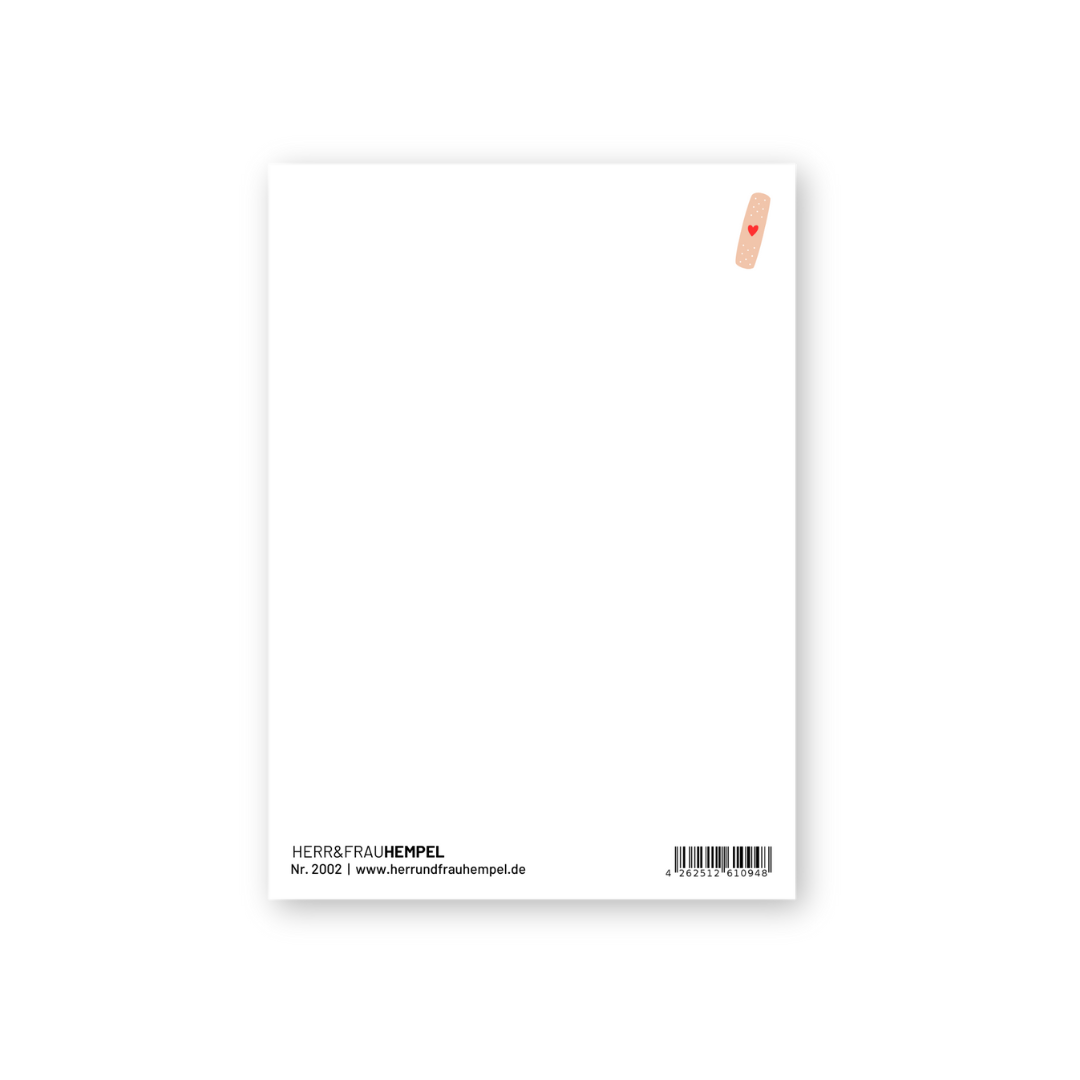 HERR&FRAUHEMPEL - Wholesale Postcard - Postcard - GET WELL SOON3