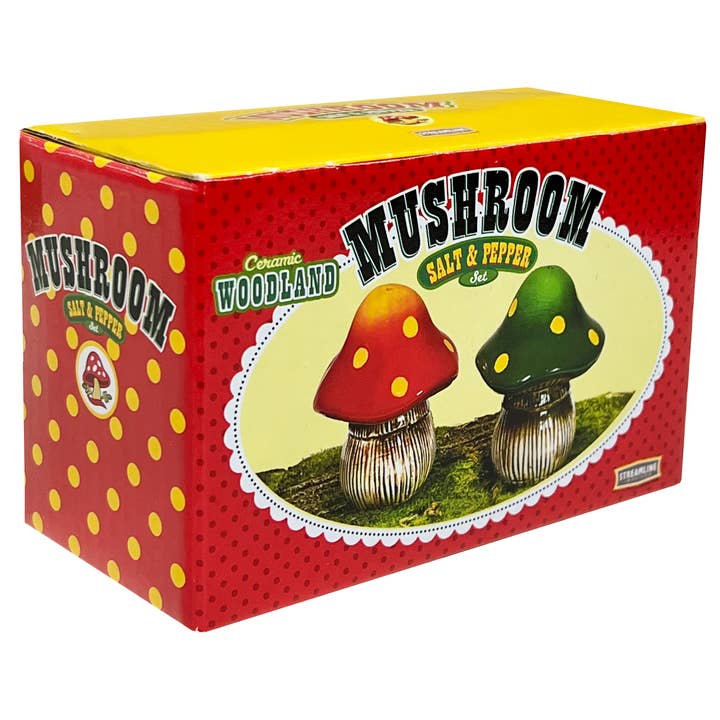 Streamline - Wholesale Salt & Pepper Shaker Set - Woodland Mushroom S&P Set