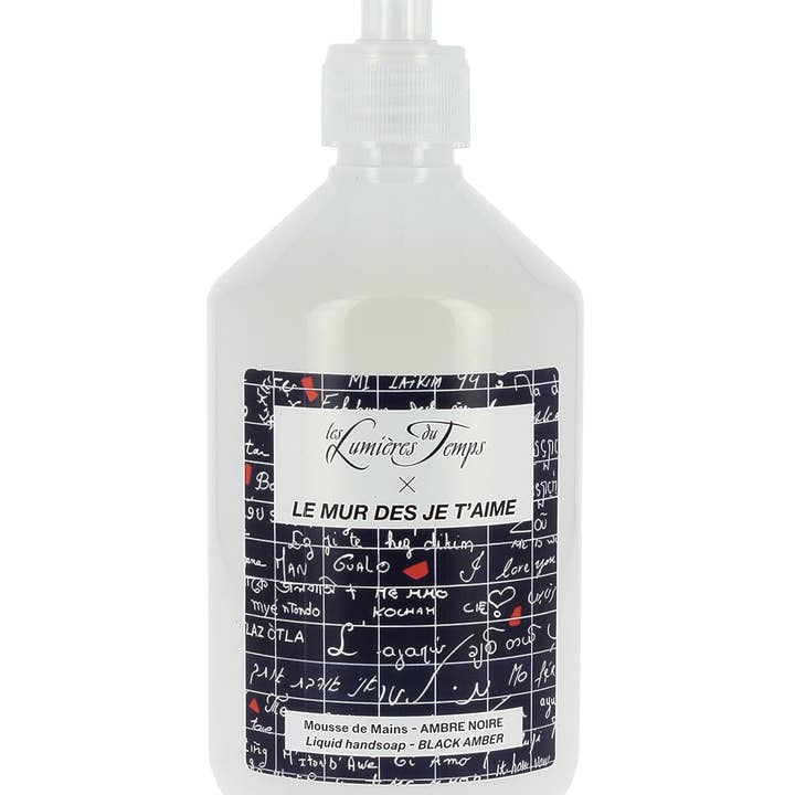 Les Lumières du Temps - Wholesale Hand Soap/Wash - Hand Foam The Wall of I Love You 500 ml Black Amber0