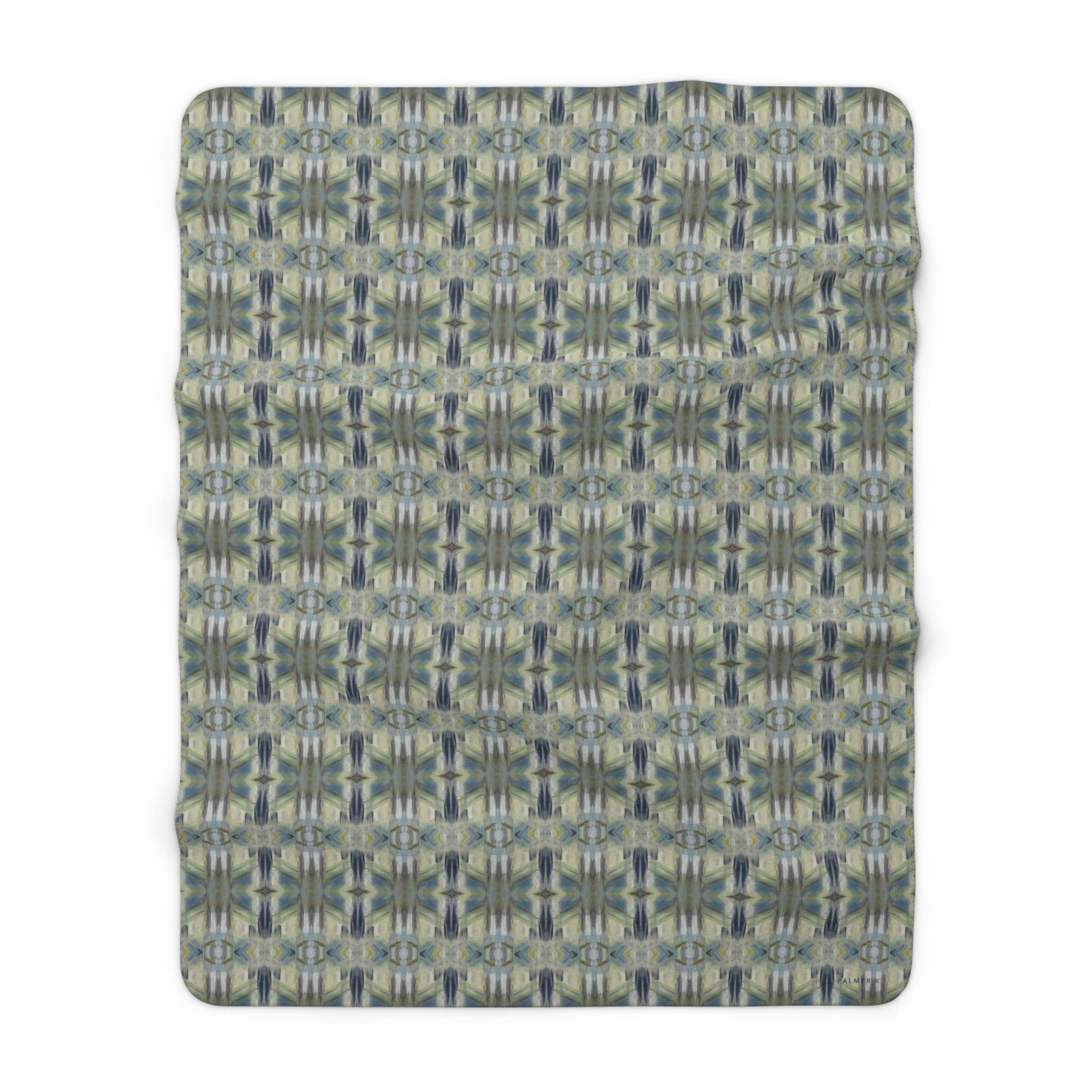 PALMER K Designs - Wholesale Throw Blanket - Sherpa Throw / Blanket: Geometric (BMW/P7)6
