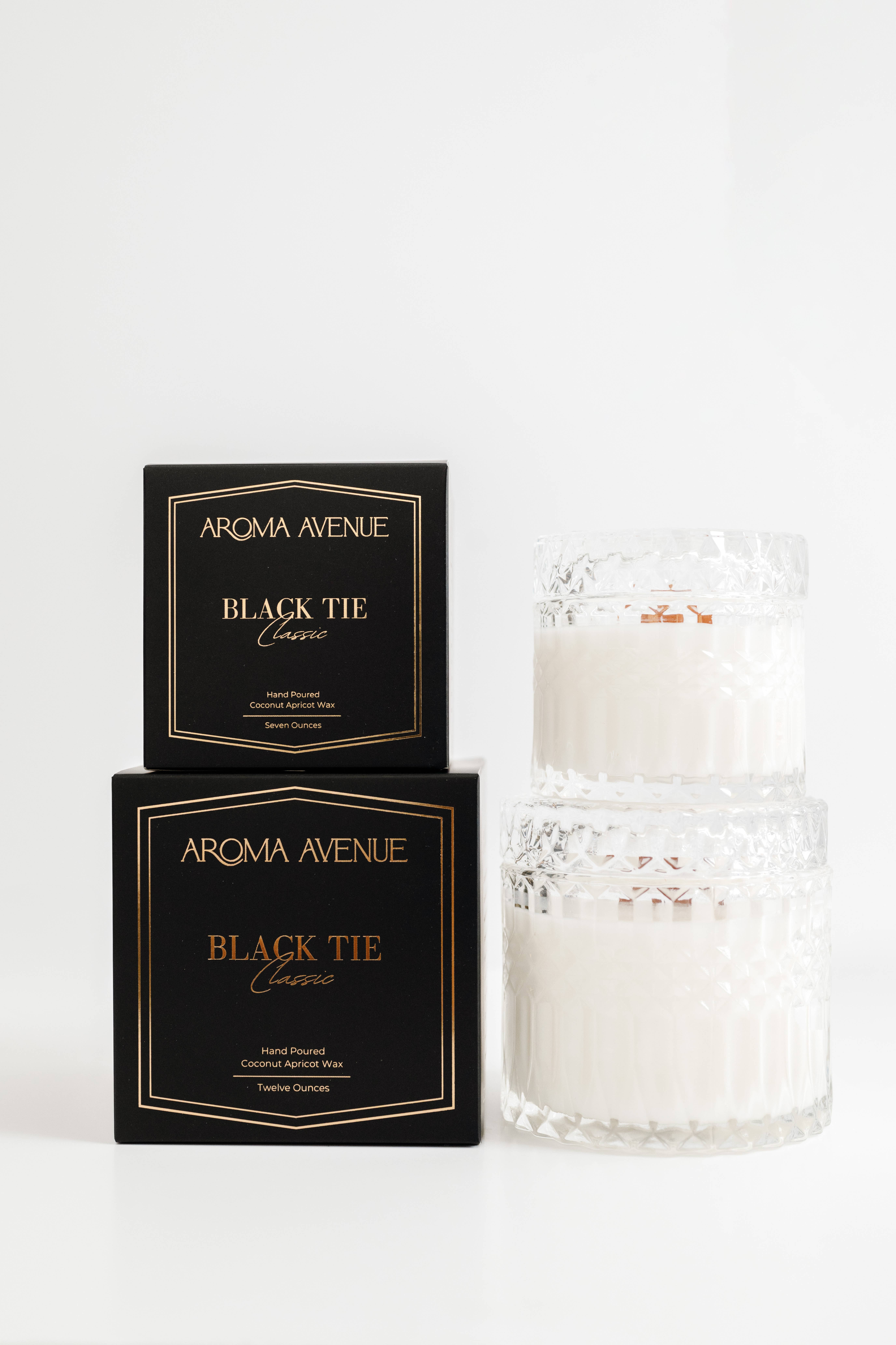 Aroma Avenue - Wholesale Jar/Filled Candle - Black Tie Candle2