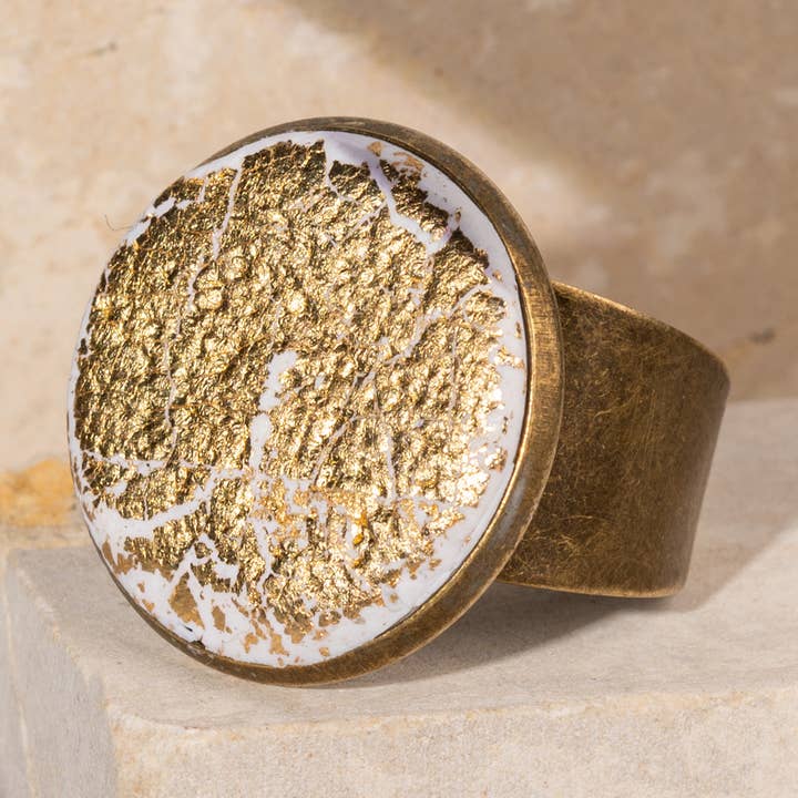 Oskyldig guldring för wholesale av ARTIVANCED Ο.Ε.