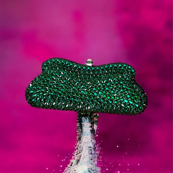 SIBYLLADELPHICA - Wholesale Clutch Bag - Women's - Spike Crystal-Embellished Clutch - "Donna Lucia"15