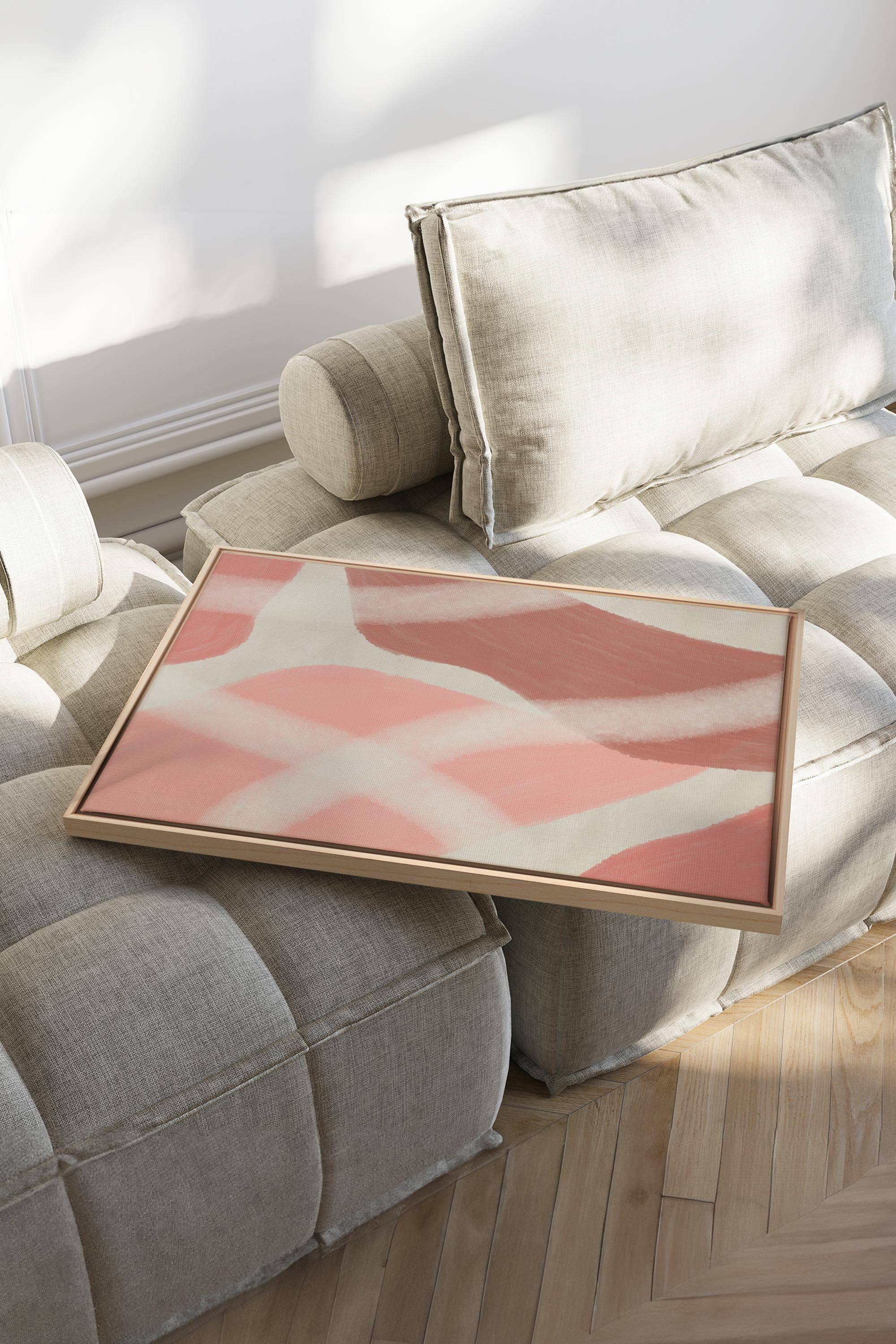 Oleka Canvas - Wholesale Art Print - ROSY GLOW, canvas wall art print2