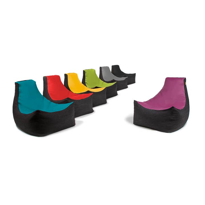LuvU - Wholesale Chair - Jaxx Pixel Gamer Bean Bag Chair, Premium Vinyl / Dark Denim49