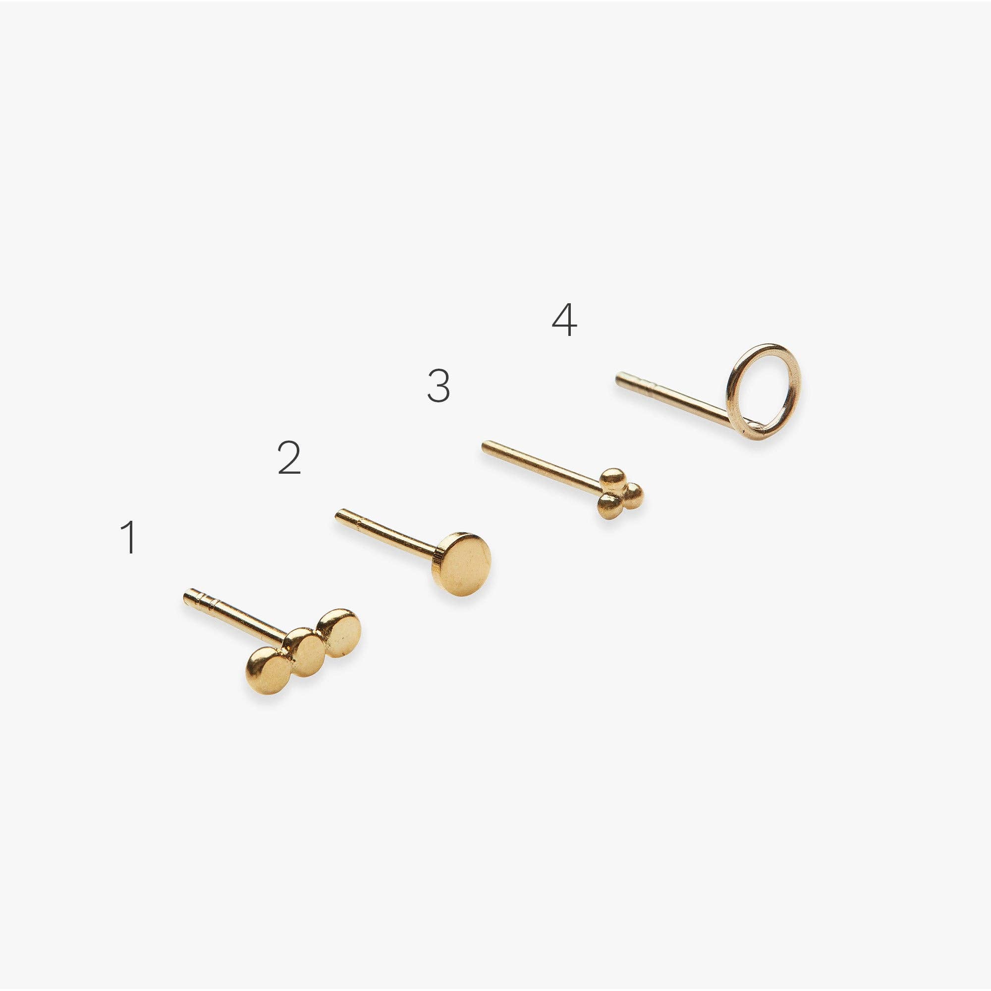 Koi Atelier - Wholesale Stud/Post Earrings - Gold stud earring1
