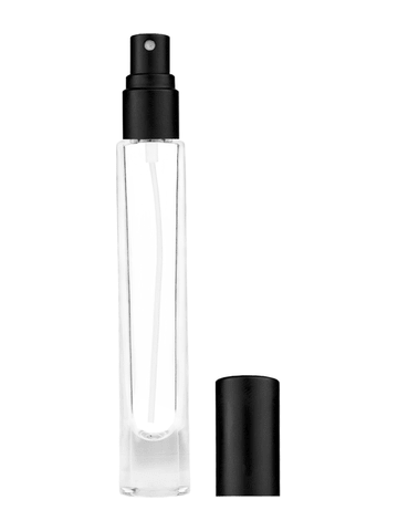 Best Bottles - Vente Flacon pulvérisateur - Grande bouteille en verre cylindrique transparente avec pulvérisateur - 9 ml2