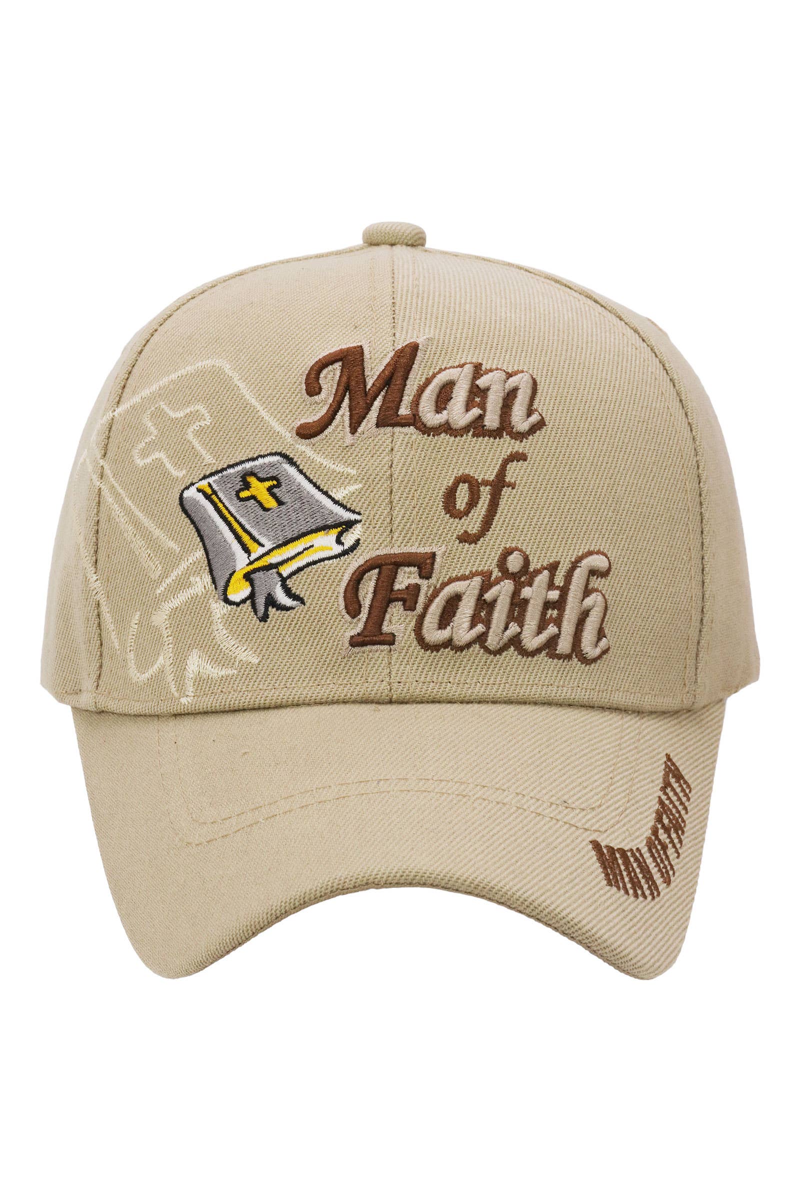 Cap Zone - Wholesale Baseball Cap - Men's - Man Of Faith Proverbs Velcro Back Baseball Cap5