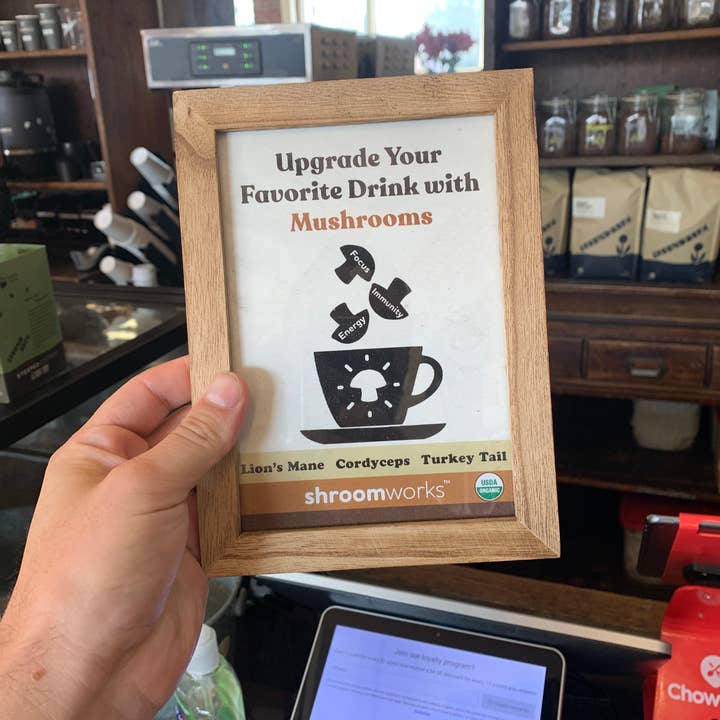 Shroomworks - Vente Supplément oral/vitamine - Café aux champignons (pompe Barista) - Énergie, concentration, immunité