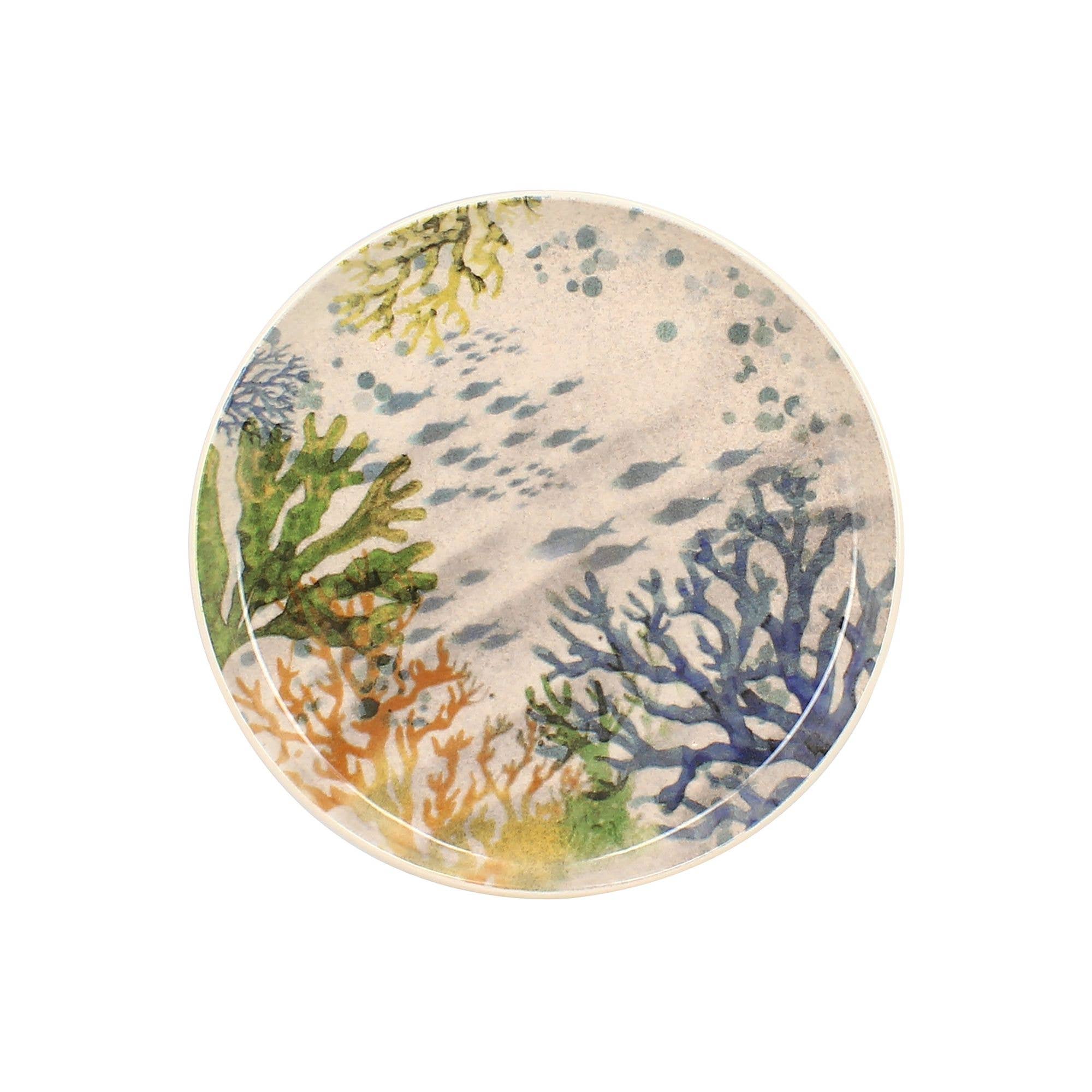 Novastyl - Wholesale Dinner Plate - CORFOU dessert plate 20cm in blue stoneware2