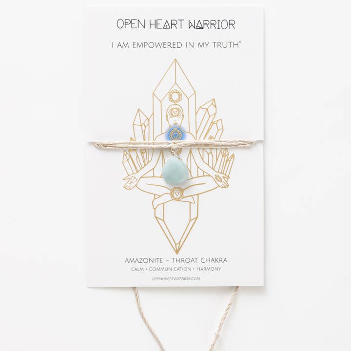 Throat Chakra Wish Adornment for wholesale by Open Heart Warrior