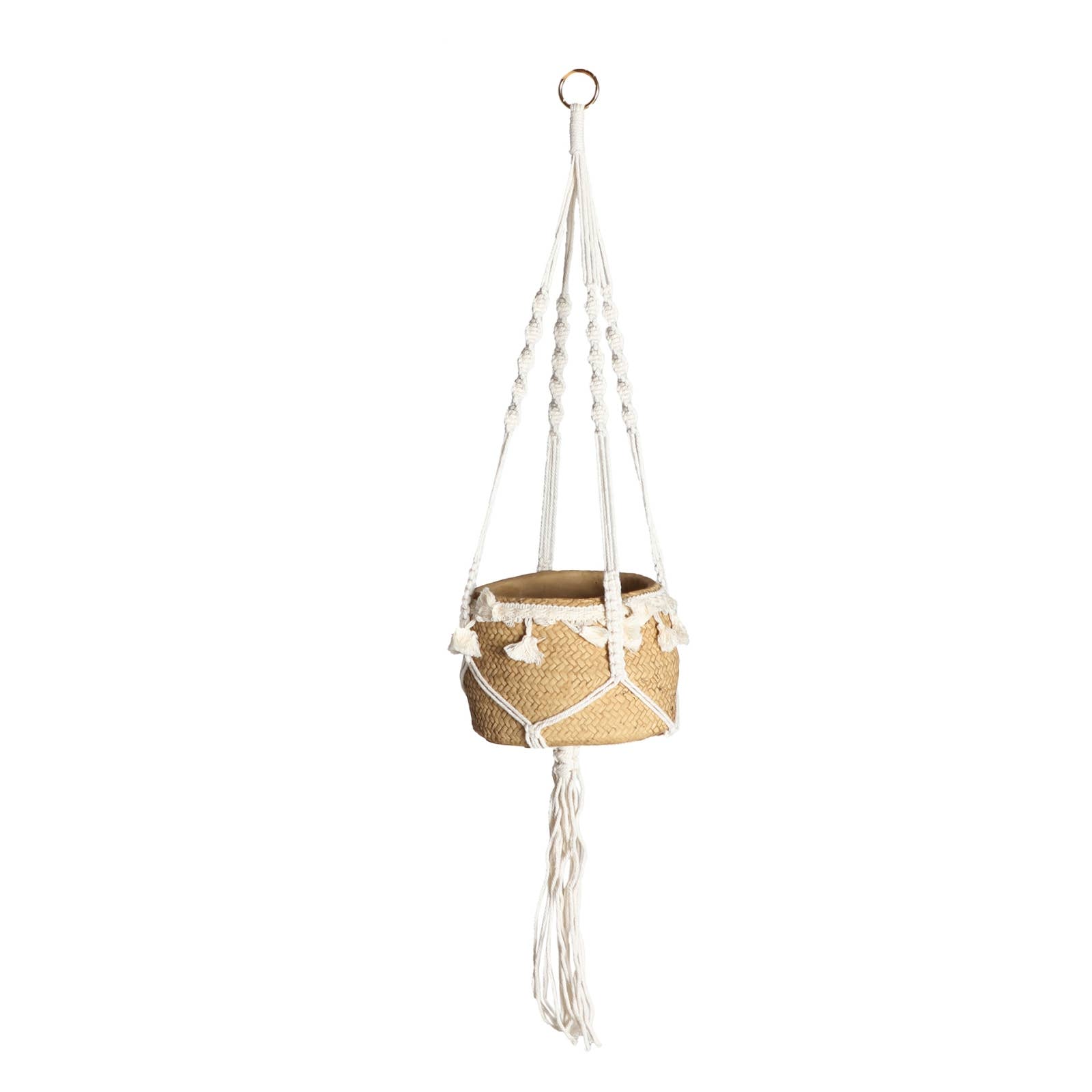 B&B - Wholesale Plant Pot - Planter, Cement, White Color, 19X20X91cm0