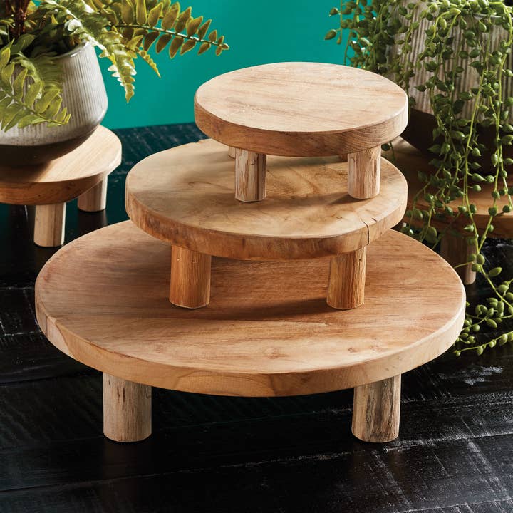 Napa Home & Garden - Venta al por mayor Soportes para macetas - Soporte Teca Lida Mediano1