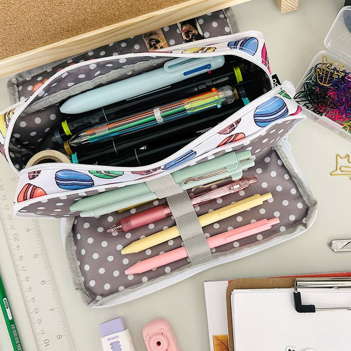 Wrapables.com - Wholesale Pencil Case/Pouch - Wrapables Large Capacity Pencil Case, 3 Compartment Pouch34