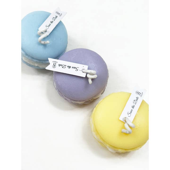 MIX COLOR Candle of Macaron with Scents for wholesale on Faire4
