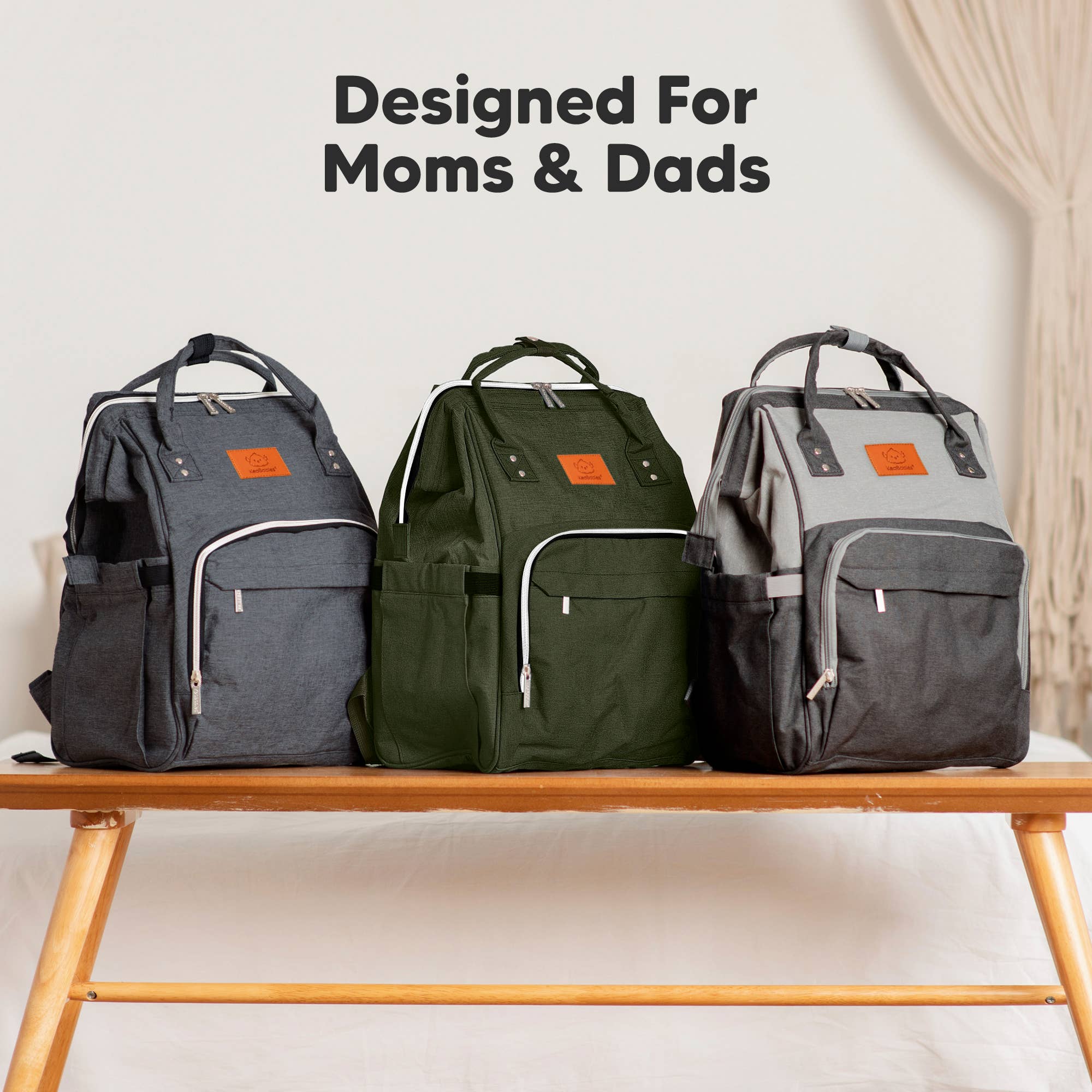 Dark Olive Original Diaper Bag Backpack, Baby Bags with Changing Pad for wholesale on Faire7