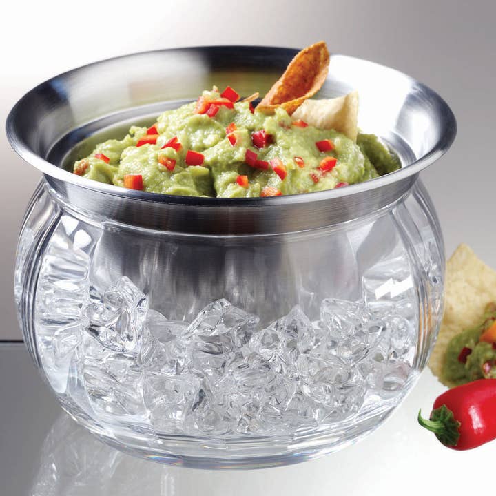 Prodyne - Wholesale Condiment/Dip Bowl - Iced Dip™ Stainless Steel & Acrylic Dip Cup