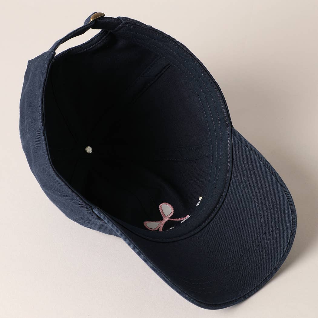 Fashion City – Engroshandel Baseballkasket - Dame – Mama Letter Bow på top broderet baseballkasket11