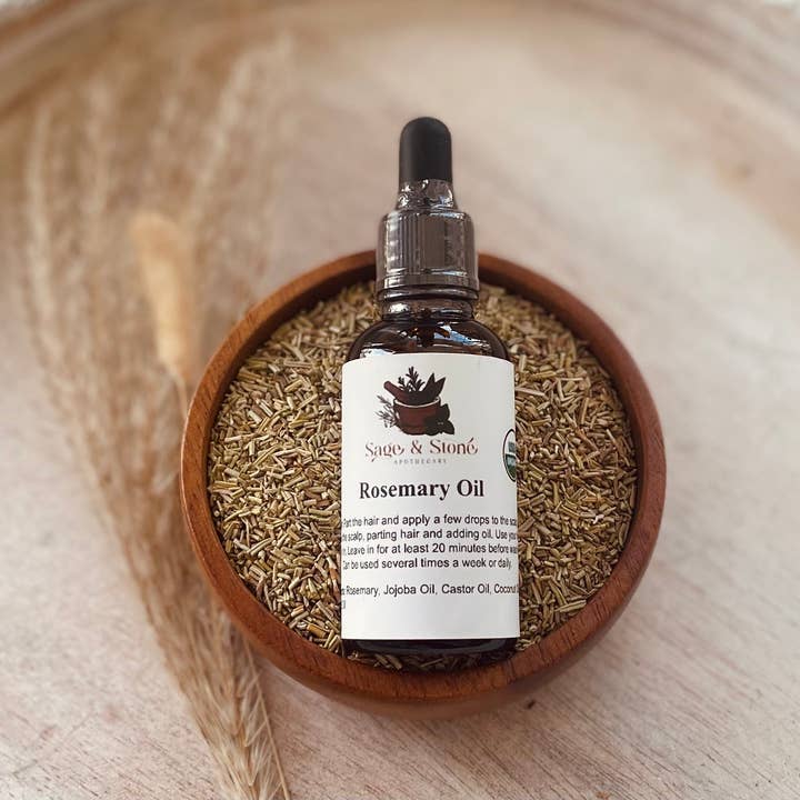 Sage & Stone Apothecary - Wholesale Hair Oil - Rosemary Oil2
