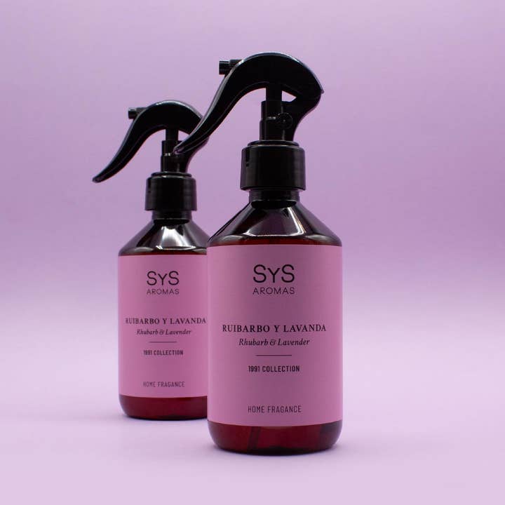 Laboratorio SYS – wholesale Rums- och linnespray – Luftfräschare för rabarber och lavendel 300 ml 19914