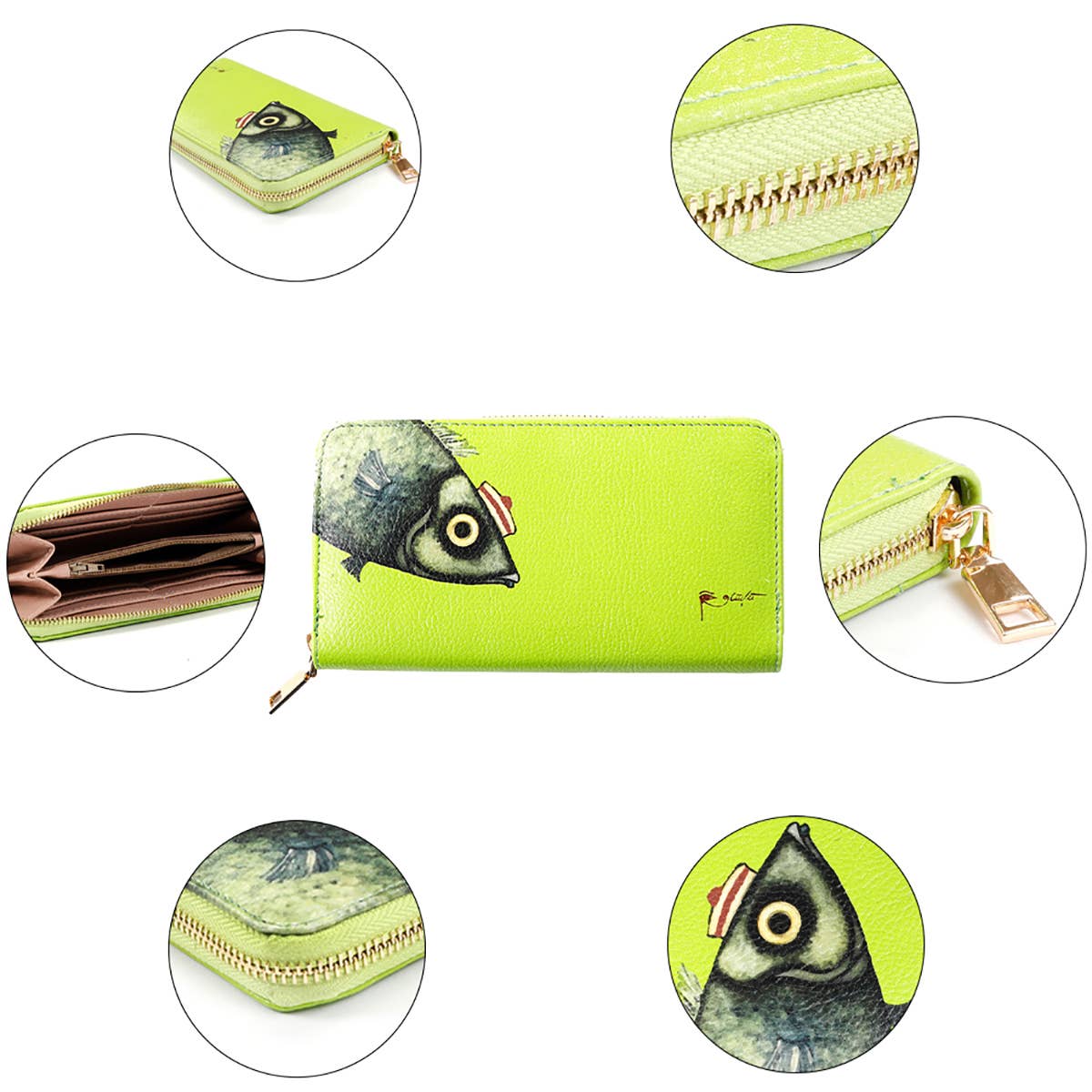 Green Biggdesign Pistachio Wallet for wholesale on Faire3