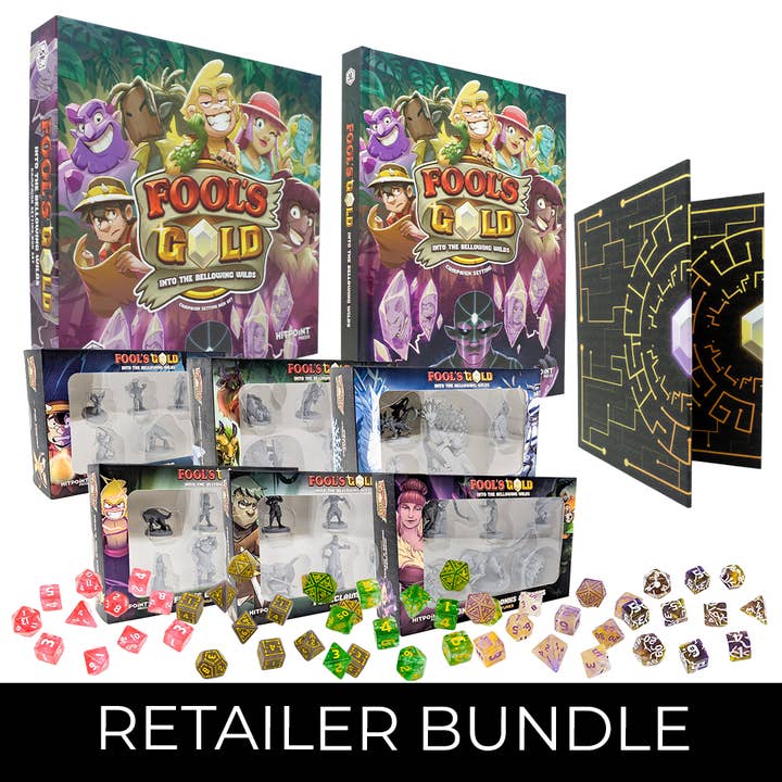 Fool's Gold: Into the Bellowing Wilds Retailer Bundle - 5e D&D for wholesale by Hit Point Press