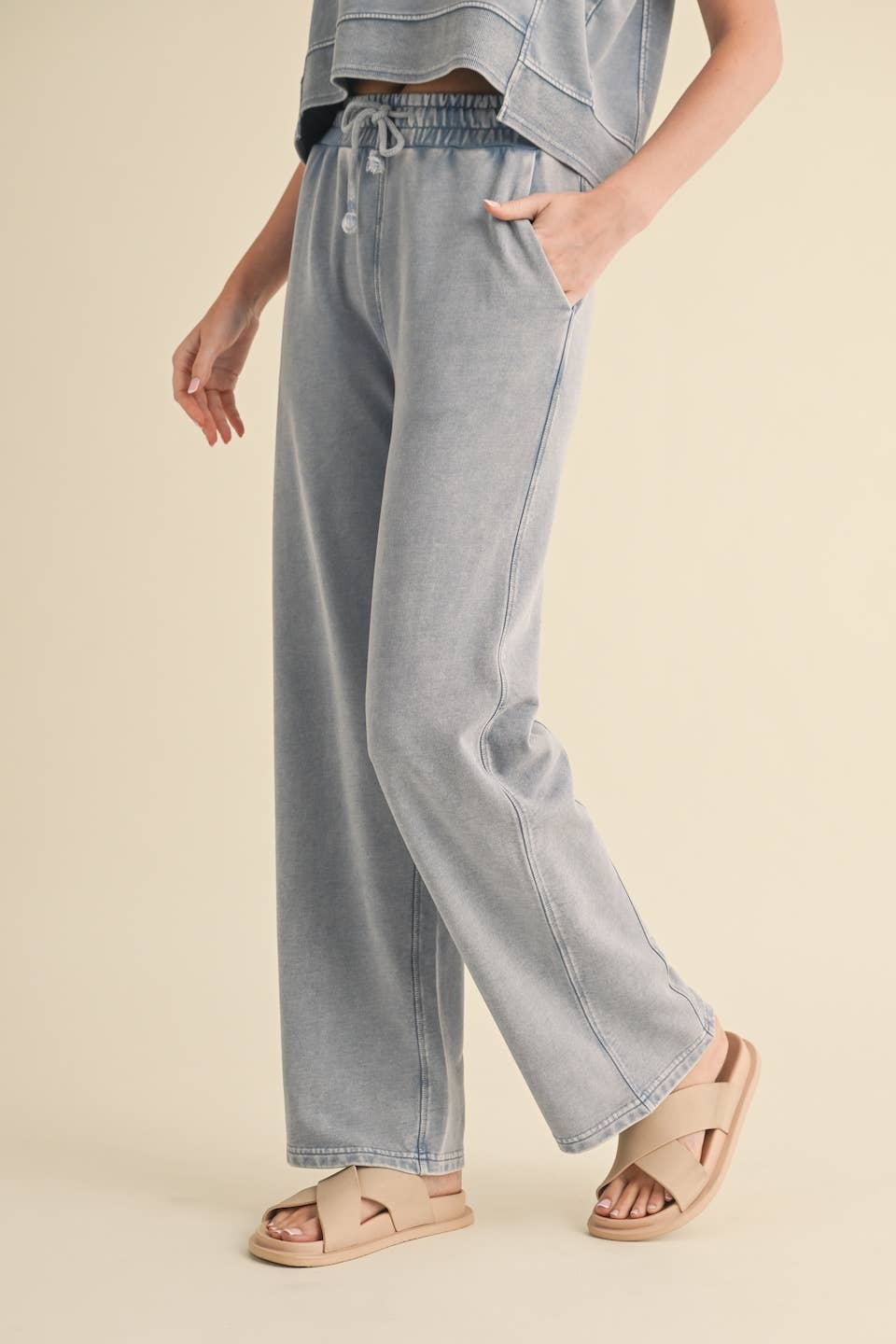 KIMBERLY C - Wholesale Pants - Women's - Mineral Wash Pants12