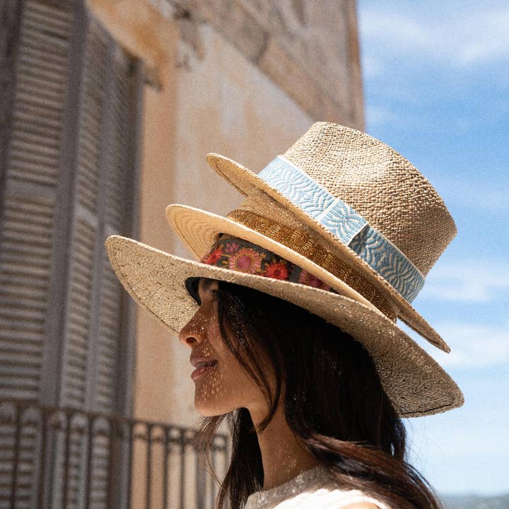 Maradji - Wholesale Straw Hat - Women's - HAT PANAMA AZUR