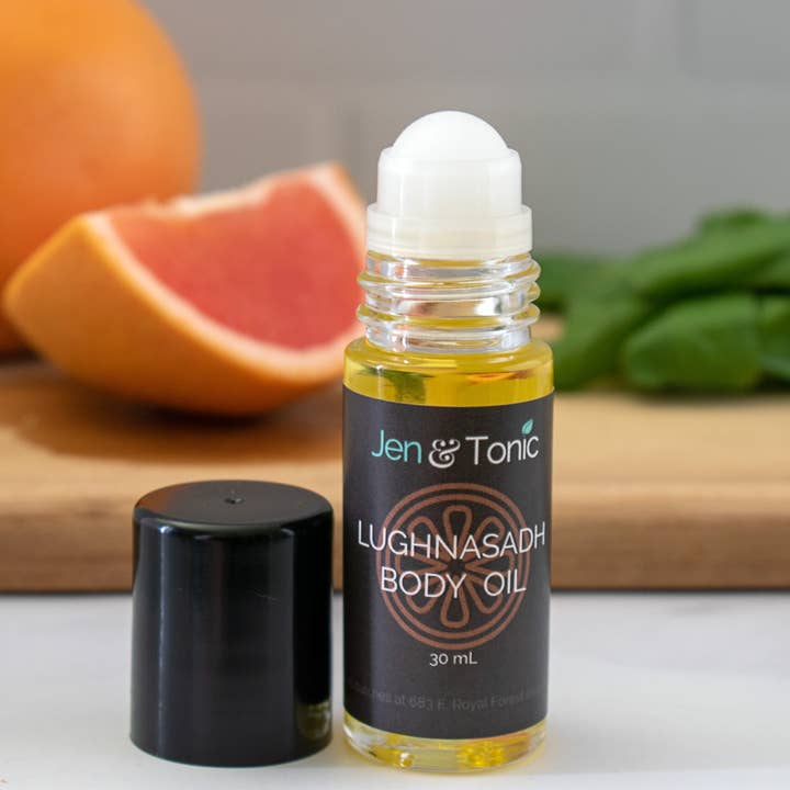 Lughnasadh Body Oil for wholesale by Jen & Tonic