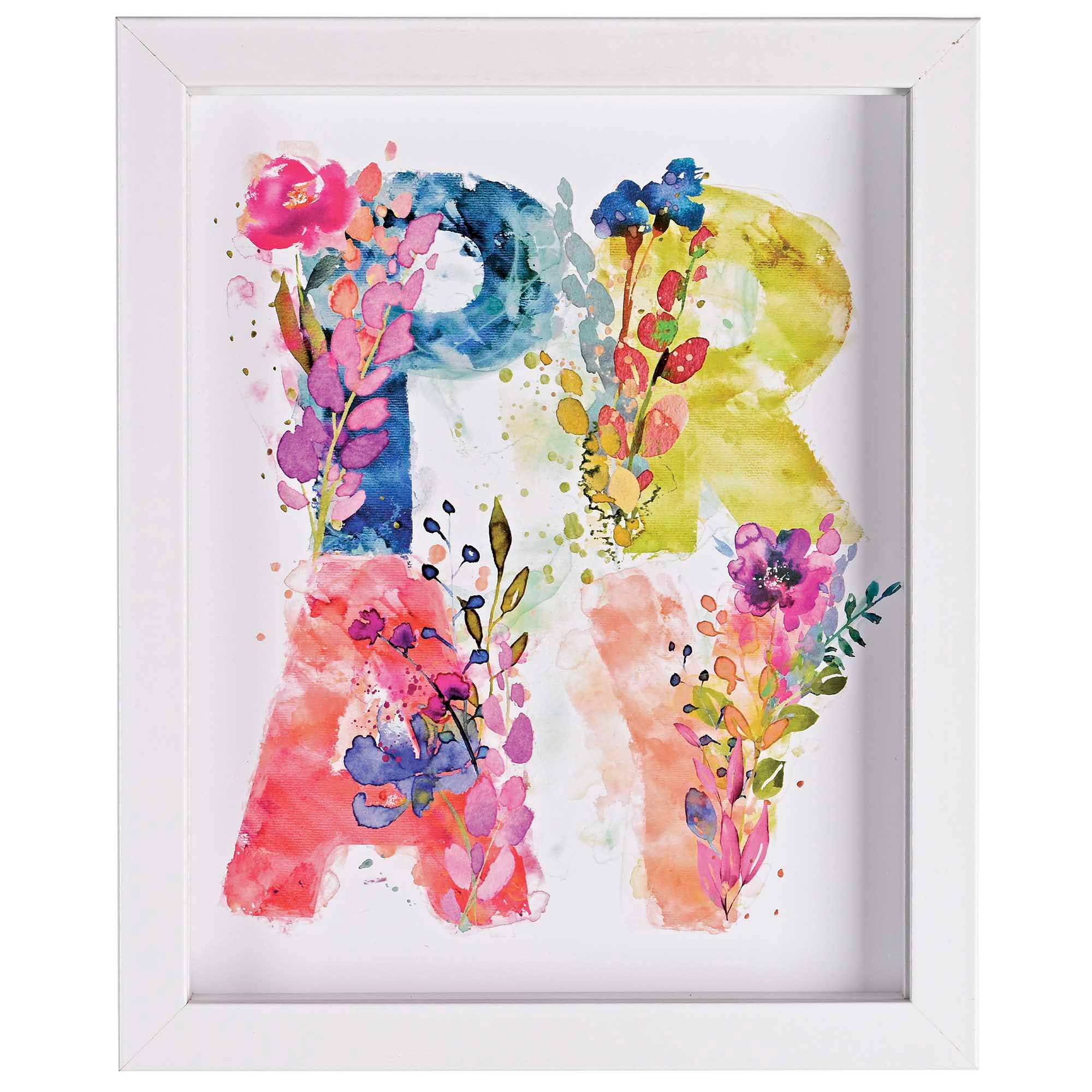 Cottage Garden – wholesale Decorative tabletop object – Framed Art Pray Floral 8X101