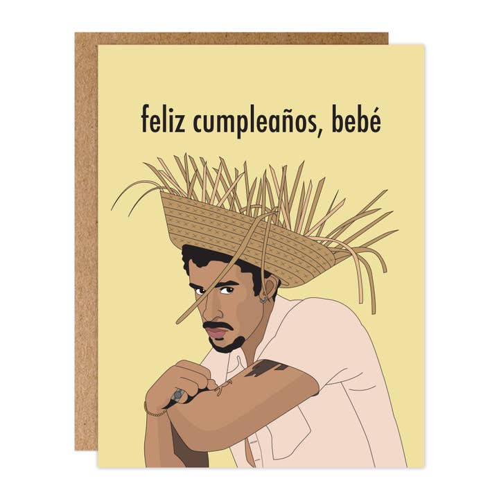 BB Feliz Cumpleaños Card for wholesale by Poppermost Prints