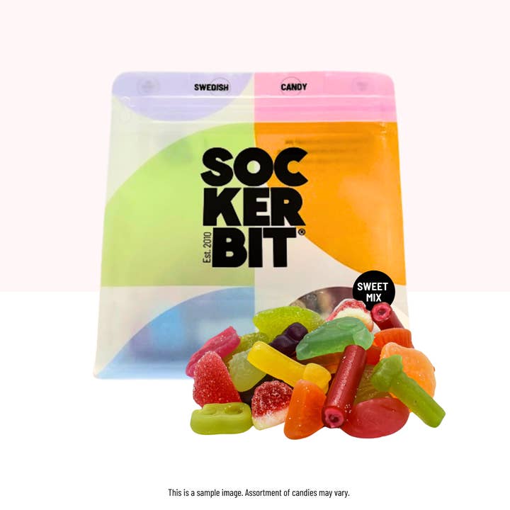 Sockerbit - Wholesale Gummy - Sweet Mix Swedish Candy Bag