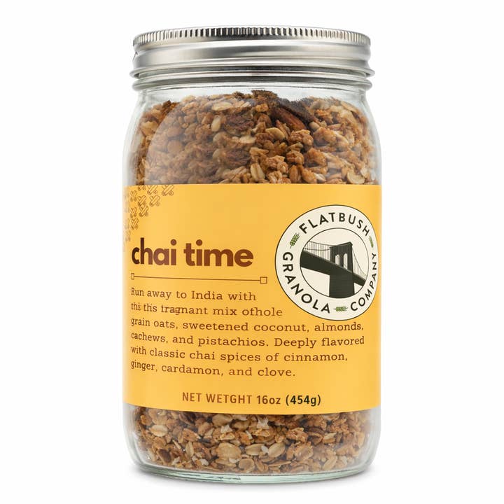 Flatbush Granola Company - Wholesale Granola - Chai Time Granola (Jar)1