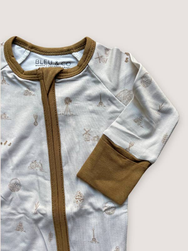 Bleu & Co - Wholesale Lounge Set - Kids - Convertible Two-Way Zipper One Piece | Simple Farm2