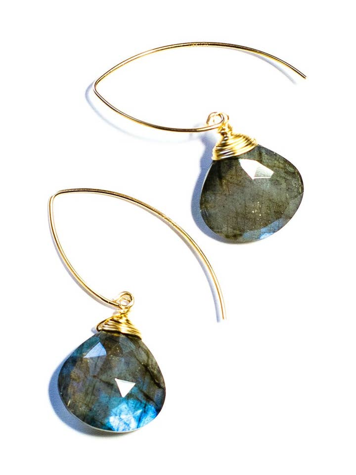 Celestial Gemdrop Earrings for wholesale by Jennifer Tuton Jewelry