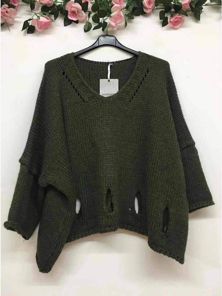 LINEN & COTTON HOUSE - Wholesale Knitted jumper – Women′s - ALPACA SWEATER 086012