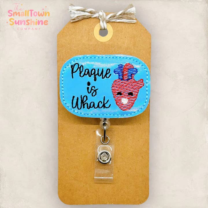 Plaque is Whack Badge Reel \\ Blue for wholesale by The SmallTownSunshine Company