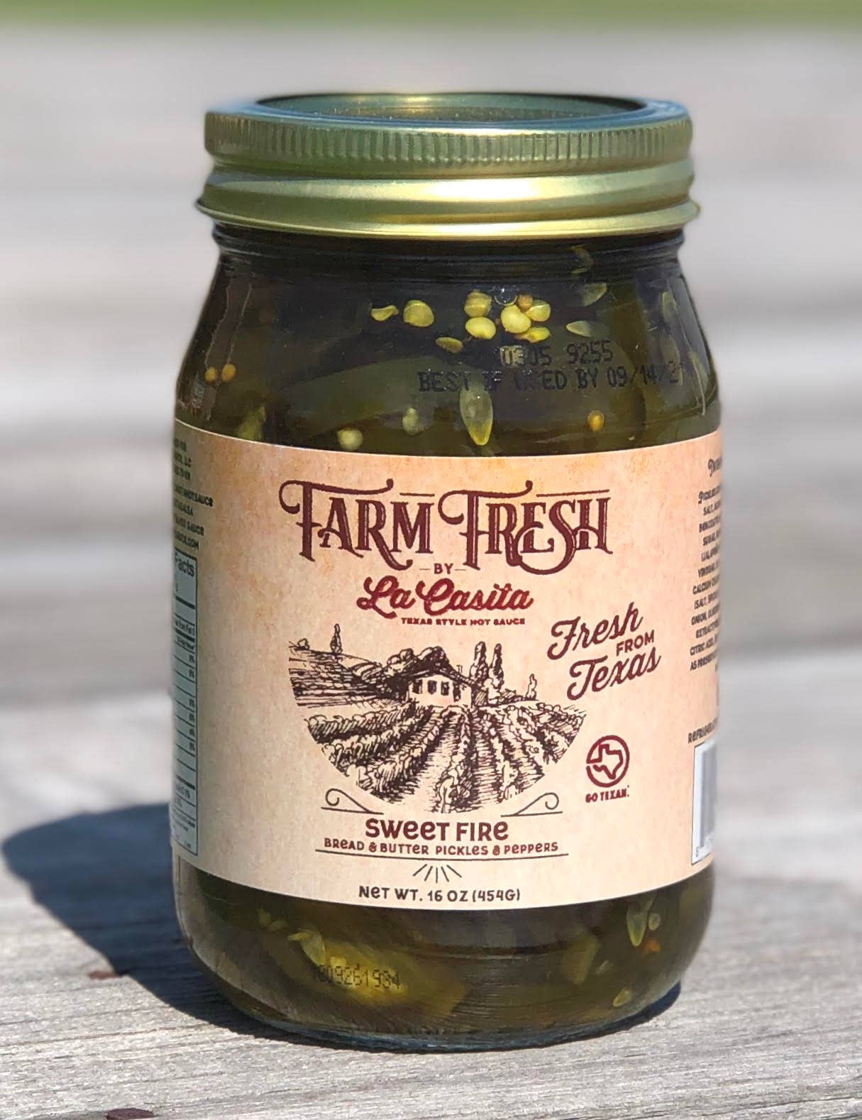 La Casita Hot Sauce - Wholesale Pickled Vegetables - Sweet Fire Bread & Butter Pickles with Candied Jalapeños