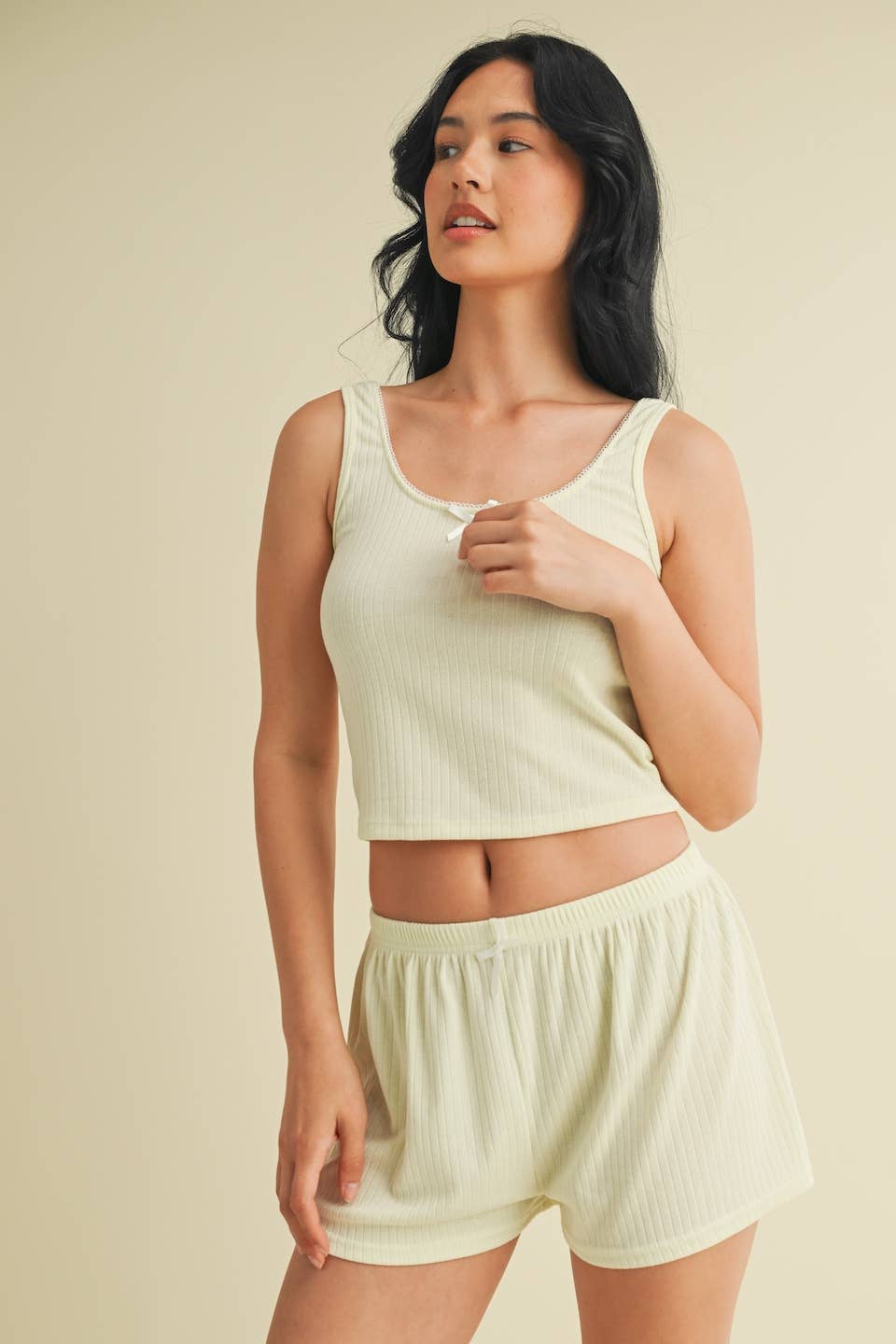 KIMBERLY C - Venta al por mayor Camiseta sin mangas - Mujer - Camiseta de Tirantes Punto Calado Lounge29