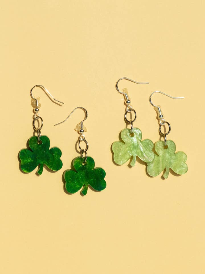 Handmade Shamrock Earrings for wholesale by Cuteryko