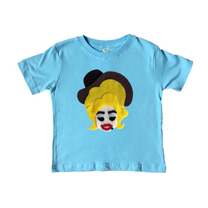 Dolly - Kids Baby Blue Shirt for wholesale by mi cielo