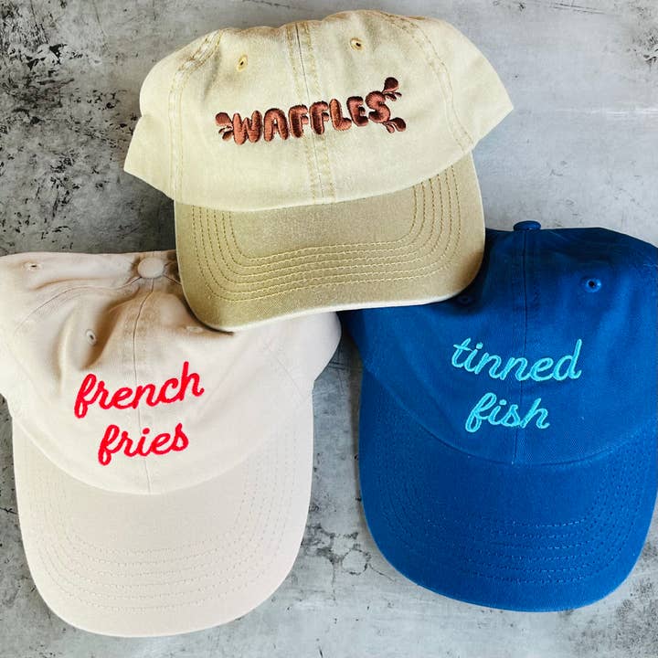 The Silver Spider - Wholesale Baseball Cap - Unisex - French Fries foodie Baseball Cap Dad Hat diner funny