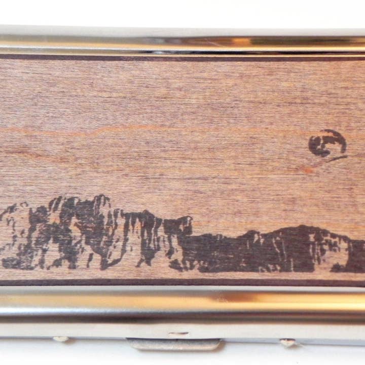 Rfid Card Wallet - Moonrise, Full Moon, Mountains, Mountain for wholesale by Resolute Star
