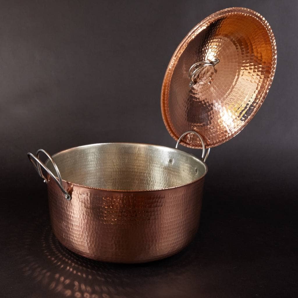 Sertodo Copper - Wholesale Cooking Pot - Beautiful and Big Copper Dutch Ovens3